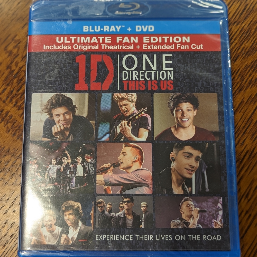 One Direction Blu-ray and DVD
